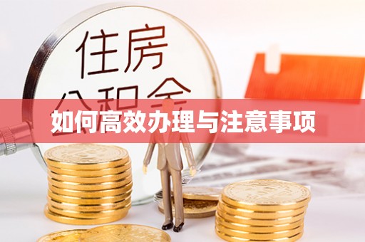 武威如何高效办理与注意事项
