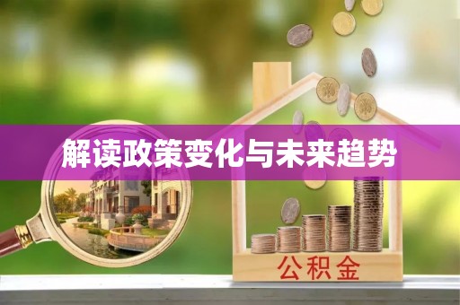 武威解读政策变化与未来趋势