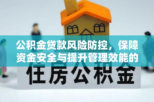 武威公积金贷款风险防控，保障资金安全与提升管理效能的多维度探索