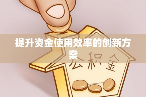 武威提升资金使用效率的创新方案