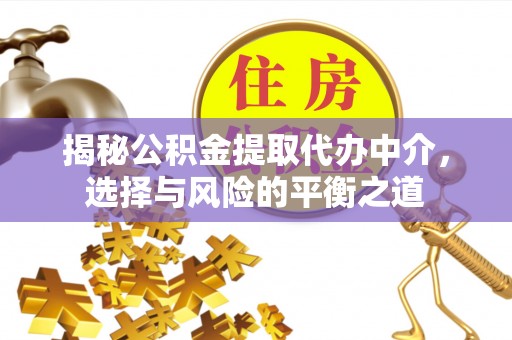 武威揭秘公积金提取代办中介，选择与风险的平衡之道