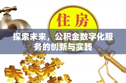 武威探索未来，公积金数字化服务的创新与实践