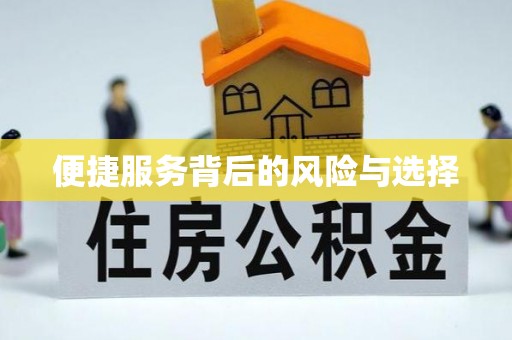 武威便捷服务背后的风险与选择