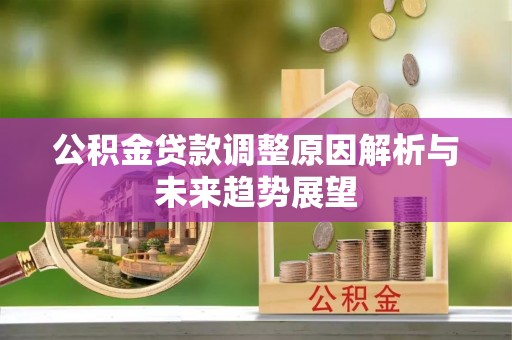 武威公积金贷款调整原因解析与未来趋势展望